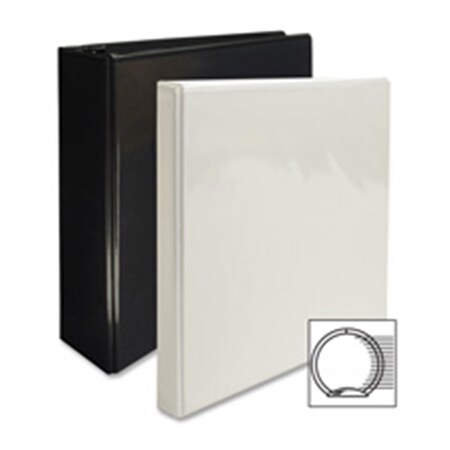 Davenport 0.5 in. Round Ring View Binder - Black DA3193776
